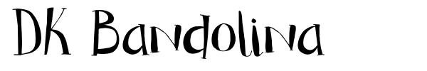 DK Bandolina font preview